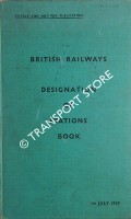 Designation of Stations Book, 1st July 1957 by British Railways